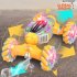 Remote Control Car with Light Spray 4WD 360 Degree Rotation Off Road Vehicle Drift Twist RC Car for Gifts A Yellow