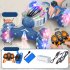 Remote Control Car with Light Spray 4WD 360 Degree Rotation Off Road Vehicle Drift Twist RC Car for Gifts A Yellow
