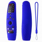 Remote Control Case Soft Silicone Protective Cover Compatible For LG Smart TV AN-MR650A600 20GA 19BA blue