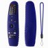 Remote Control Case Soft Silicone Protective Cover Compatible For LG Smart TV AN MR650A600 20GA 19BA blue
