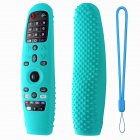 Remote Control Case Soft Silicone Protective Cover Compatible For LG Smart TV AN-MR650A600 20GA 19BA Mint Green
