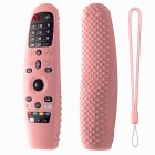 Remote Control Case Soft Silicone Protective Cover Compatible For LG Smart TV AN-MR650A600 20GA 19BA pink