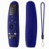 Remote Control Case Soft Silicone Protective Cover Compatible For LG Smart TV AN MR650A600 20GA 19BA Luminous green