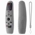 Remote Control Case Soft Silicone Protective Cover Compatible For LG Smart TV AN MR650A600 20GA 19BA Luminous green