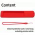 Remote Control Case Soft Shock proof Scratch proof Silicone Protective Cover Compatible For Xiaomi Xmpm 19 Remote Midnight Blue