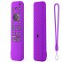 Remote Control Case Compatible For Sony Smart Tv 2022 QD OLED RMFTX800 900 Silicone Protective Cover Lavender grey