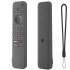 Remote Control Case Compatible For Sony Smart Tv 2022 QD OLED RMFTX800 900 Silicone Protective Cover Lavender grey