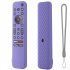Remote Control Case Compatible For Sony Smart Tv 2022 QD OLED RMFTX800 900 Silicone Protective Cover Lavender grey
