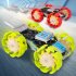 Remote Control Climbing Car Gesture Sensor Off road Vehicle 4wd Alloy Stunt Car C500 Red with dual RC