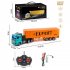 Remote Control Construction Truck Electric Heavy Transport Truck Container Car Model Toys For Kids Birthday Gifts QH200 6D