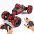 Remote Control Deformation Car with Light Gesture Induction Off road Twisting Car Cv8818 91ac Single Watch Red