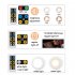 Remote Control Dimming Night  Light Timing Tap Control Closet Lamp With Adhesive Tape For Home Decoration as shown