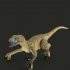 Remote  Control  Dinosaur  Toy Simulation Electric Realistic Velociraptor Light Sound Walking Pets Robot Blue