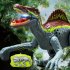 Remote Control Dinosaur Toys For Kids 2 4Ghz Realistic Jurassic Dinosaur RC Robot Toy With Light Sound Birthday Gifts For Boys Girls brown