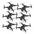 Remote Control Drone Gps Aerial Photography HD Dual Camera 360 Degree Obstacle Avoidance RC Aircraft Black
