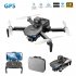 Remote Control Drone HD Aerial Photography GPS Precise Positioning Brushless Black Regular Version 2 batteries