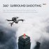 Remote Control Drone HD Aerial Photography GPS Precise Positioning Brushless Black Regular Version 2 batteries