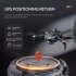 Remote Control Drone HD Aerial Photography GPS Precise Positioning Brushless Black Regular Version 2 batteries