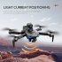 Remote Control Drone HD Aerial Photography GPS Precise Positioning Brushless Black Regular Version 2 batteries