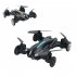Remote Control Drone Land Air Dual Mode 8K Aerial Photography Headless Mode Mini RC Quadcopter Black Yellow