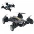 Remote Control Drone Land Air Dual Mode 8K Aerial Photography Headless Mode Mini RC Quadcopter Black Yellow