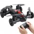 Remote Control Drone Land Air Dual Mode Headless Mode Altitude Hold Mini RC Quadcopter H103 Blue