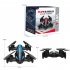 Remote Control Drone Toy Fixed Height One Key Take off Rollover Stunt Quadcopter Toys Blue