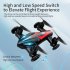 Remote Control Drone Toy Fixed Height One Key Take off Rollover Stunt Quadcopter Toys Blue