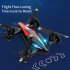 Remote Control Drone Toy Fixed Height One Key Take off Rollover Stunt Quadcopter Toys Blue