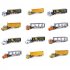 Remote Control Dump Truck With Light Flat Head Container Truck DIY Assembly Engineering Vehicle Model For Boys Girls Birthday Gifts g