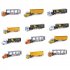 Remote Control Dump Truck With Light Flat Head Container Truck DIY Assembly Engineering Vehicle Model For Boys Girls Birthday Gifts g