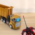 Remote Control Dump Truck With Light Flat Head Container Truck DIY Assembly Engineering Vehicle Model For Boys Girls Birthday Gifts g