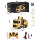 Remote Control Engineering Vehicle Model 6CH Electric Excavator Dump Truck Toys