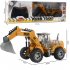 Remote Control Engineering Car With Lights Usb Rechargeable Excavator Bulldozer Children Model Car Toy 169 bulldozer small package