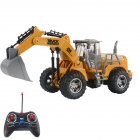 Remote Control Engineering Car With Lights Usb Rechargeable Excavator Bulldozer Children Model Car Toy 166 excavator small package
