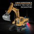 Remote Control Excavator Remote Control Engineering Vehicle Crawler Truck Model Toys For Boys Girls Birthday Xmas Gifts QH2801 1D A