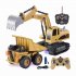 Remote Control Excavator Remote Control Engineering Vehicle Crawler Truck Model Toys For Boys Girls Birthday Xmas Gifts QH2801 1D A