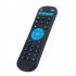 Remote Control External Set top Box Remote Control For TV  Qplus T95 T95max T95z H96max Mx10 X88 For TV Remote Function Accessories black