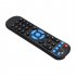 Remote Control External Set top Box Remote Control For TV  Qplus T95 T95max T95z H96max Mx10 X88 For TV Remote Function Accessories black