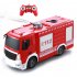 Remote  Control  Fire  Truck  Toys Cloud Ladder Lift Fire Fighting Sprinkler 2 4ghz Wireless Engineering Vehicle For Boys Children RC fire truck  one key water 