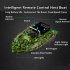 Remote Control Fishing Bait Boat Smart Fixed Speed Cruise1 5kg 500m Dual Night Light Camouflage Green US Plug