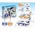 Remote Control Four channel Large Plane Story telling Steering Wheel Rc Plane For Kids Birthday Gifts   Random Color   9009 Window box random color