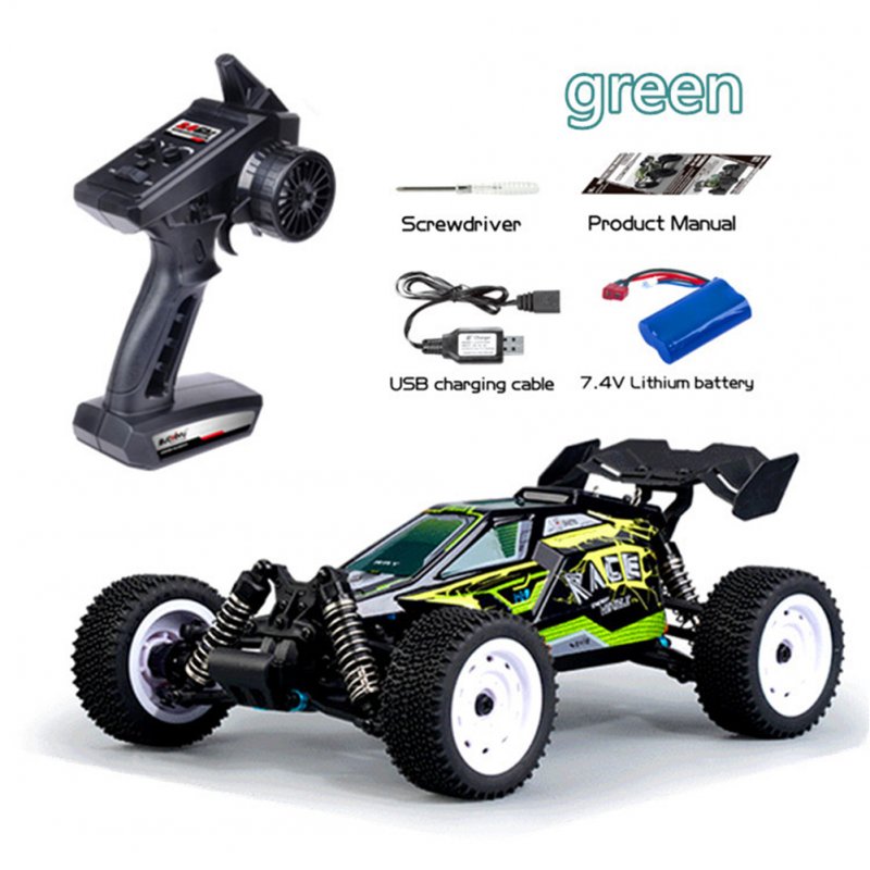Remote Control Four-wheel Drive High-speed Drift Racing Car 1:16 Electric Remote Control Car Variable Speed Racing Car Model green