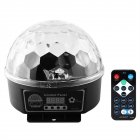 Remote Control Led Magic  Ball  Lamp 512 Flashing Crystal Colorful Rotating Stage Light For Ktv Bars Clubs Home Party Decoration US Plug