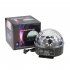Remote Control Led Magic  Ball  Lamp 512 Flashing Crystal Colorful Rotating Stage Light For Ktv Bars Clubs Home Party Decoration EU Plug