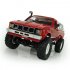 Remote Control Military Truck 4 Wheel Drive Off Road RC Car Model Remote Control Climbing Car Gift Toy Red car box  package