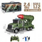 RC Missile Launching Vehicle Simulation Outdoor Off-road Vehicle Model Toy