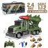 Remote Control Missile Launching Vehicle Simulation Outdoor Off road Vehicle Model Toys Birthday Gifts For Boys Girls 9004 2 with assembly car