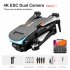 Remote Control Quadcopter 3 Way Obstacle Avoidance Optical Flow Fixed Height Aerial Photography Stunt Drone Grey