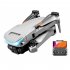 Remote Control Quadcopter 3 Way Obstacle Avoidance Optical Flow Fixed Height Aerial Photography Stunt Drone Grey